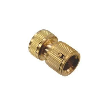 Imagem de Engate Rápido de Latao 1/2" Para Mangueira - Ajax, A01001, Latão