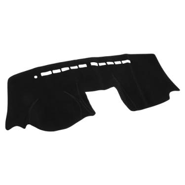 Imagem de Partuto Capa de painel - Tapete de painel antiderrapante para console central de carro - para Suzuki SX4 2009-2012 - poliéster preto - 1 peça