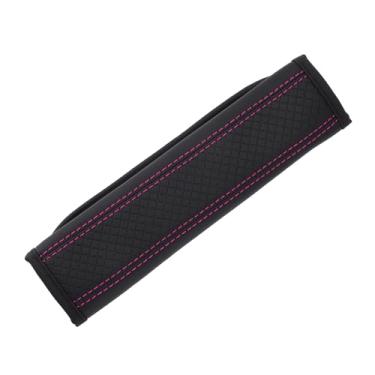 Imagem de Hihaha Capa universal para cinto de segurança de carro / mochila almofada de ombro multifuncional capa de cinto de segurança para caminhão carro SUV/conforto respirável couro sintético 6,5 x 23 cm / 1