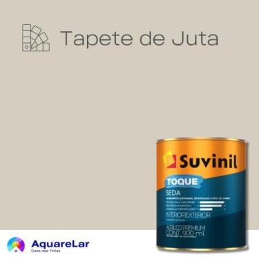 Imagem de Toque Seda Suvinil Acetinado 3,2L, TAPETE DE JUTA, 3,2L