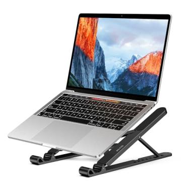 Imagem de BESIGN LS01 Pro Suporte ergonômico para laptop, portátil e ajustável, compatível com laptops, Air, Pro, Dell XPS, HP, Lenovo More de 10 a 15,6 polegadas (preto)