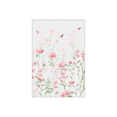 Imagem de Painel De Festa Vertical 1,50 x 2,20 - Jardm com Flores Rosas 027 - Vi