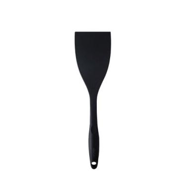 Imagem de Espatula Lisa Preta Nylon Utensilios Cozinha 31cm - WECK