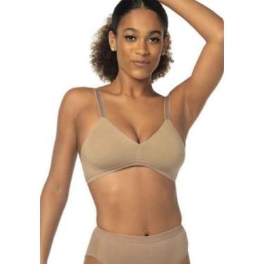 Imagem de Sutiã Demillus 61052 Taça B Sem Bojo E Sem Aro, 50, Bege, Rosado