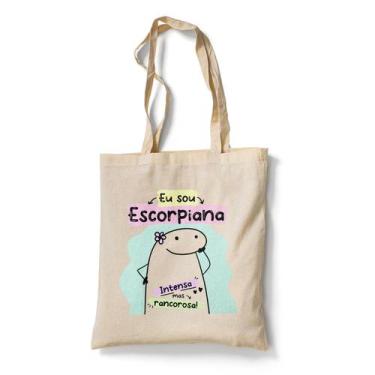 Imagem de Bolsa Ecológica Ecobag Flork Signo Escorpião Escorpiana - Premium
