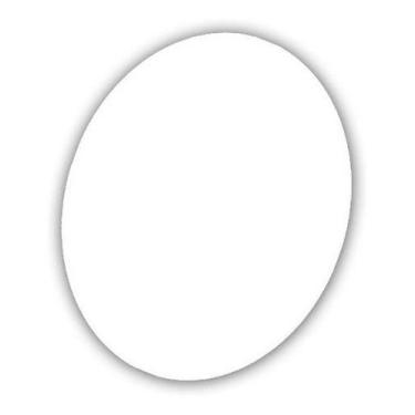 Imagem de 30 Etiquetas Adesivas Ovais Brancas - Premium