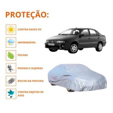 Imagem de Capa Para Cobrir Carro Fiat Marea Com Proteção Impermeável - Mosaner S