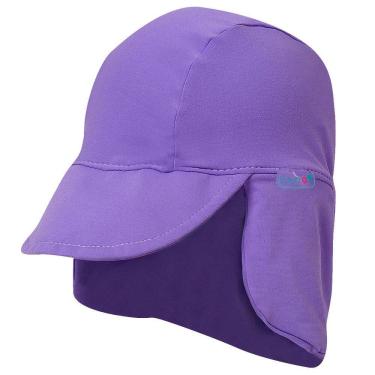 Imagem de Boné Praia Bebê e Infantil Proteção UV Violeta Tip Top
