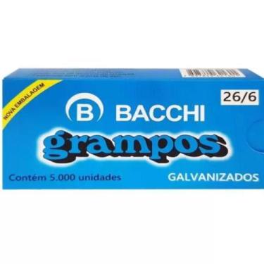 Imagem de Grampo 26/6 Galvanizado Caixa com 5.000 - Bacchi