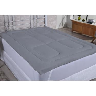 Imagem de Pillow Top Cama King 2,03m X 1,93m 35cm Altura Liso Colorido - Florenz