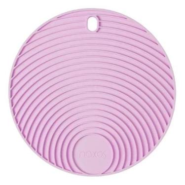 Imagem de Apoio / descanso de panela silicone naxos redondo lilas
