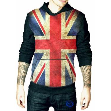 Imagem de Moletom Inglaterra masculino Reino Unido blusa Adulto - Alemark, GG