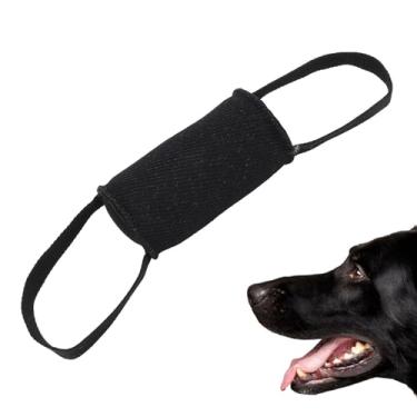 Imagem de Travesseiro para Mordida de Cachorro, Brinquedo de Linho para Rebocador de Cachorro, Brinquedo para Treinamento de Cães, Travesseiro de Luta Com 2 Alças, Brinquedo Interativo