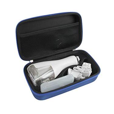 Imagem de Hermitshell Bolsa de Armazenamento de Estojo Rígido para Waterpik Cordless Advanced 2.0 Water Flosser Wp-580 Wp-582 Wp-583 Wp-587 (Azul)