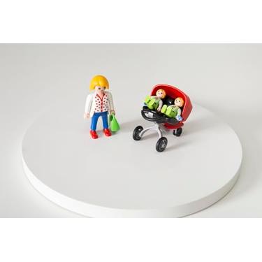 Imagem de Kit Boneco Playmobil - Mamãe com Gêmeos - Bonecos para Constelação Familiar