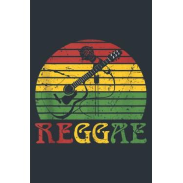 Imagem de Jamaica Reggae Rastafari Rasta Music Good Vibes Only Reggae: - 6 x 9 inches, To Do List Notebook, 120 Pages
