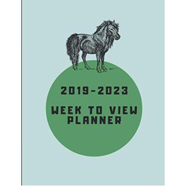 Imagem de 2019-2023 Week To View Planner: Shetland Pony Themed Diary