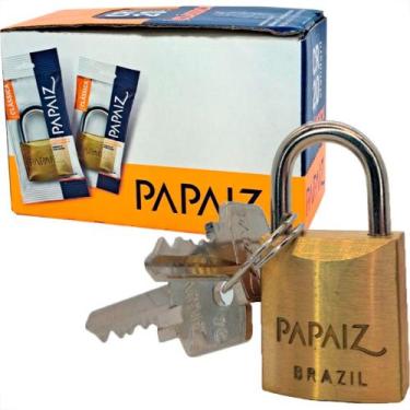 Imagem de Cadeado Papaiz 25Mm - Kit C/10 Pecas