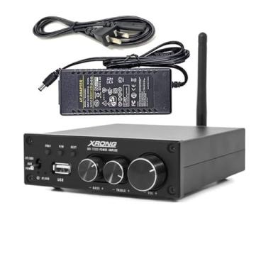 Imagem de XRONG Tc12D Bluetooth 5.2 Receptor De Áudio Estéreo Amplificador 2.1 Ch Mini Hi-Fi Classe D Tda7498E Amplificador Integrado 320 Watts U-Disk Player Para Alto-Falantes Passivos Domésticos Subwoofer A