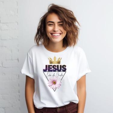 Imagem de Camiseta Feminina Evangelica Crista Lindas Estampas Religiosas - Fatto