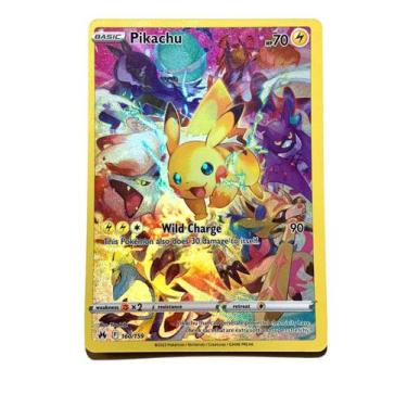 Imagem de Cartão Pokémon Pikachu 160/159 Crown Zenith Secret Rare - Pokemon