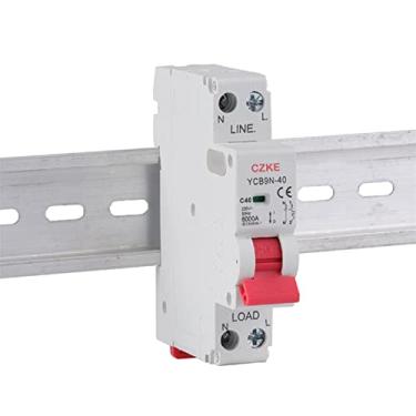 Imagem de ONECMN YCB9N-40 18MM MCB DPN 6000A 230V 50Hz Disjuntor de ar de trilho DIN doméstico (25A)