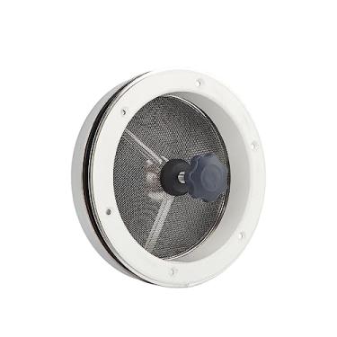 Imagem de Ventiva Porta Marinha Ventiva de Aço Inoxidável Ventro de Estilo de Cogumelo para Navios, Branco, 175 Mm de Diâmetro, Instala de Maneira Rápida e Fácil, Mantenha a água Quando