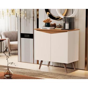 Imagem de Buffet Cantinho do Café Encanto 2 portas com pés estilo retrô palito -
