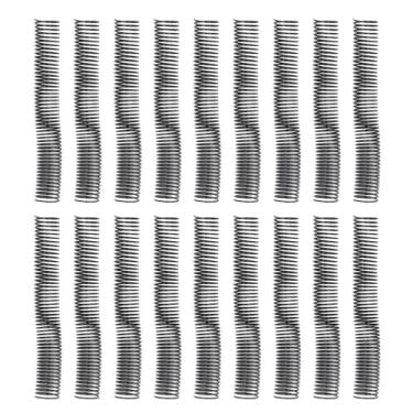 Imagem de Bobina de Encadernação Em Espiral Plástica de 38 Mm, 310 Folhas Capacidade, 4: 1 Tom, Ideal para o Tamanho Letra, Rotação de 360 ​​graus, 18 PCs, Compatível Com a Coluna