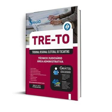 Imagem de Apostila TRE-TO  - Técnico Judiciário - Área Administrativa - Editora 