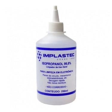 Imagem de Álcool Isopropílico Implastec com Bico Aplicador - 250ml