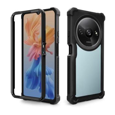 Imagem de Asuwish Capa de celular para Xiaomi Redmi A3/A3X, resistente, à prova de choque, rígida, à prova de queda, proteção de corpo inteiro, resistente, híbrido, celular, camada dupla, fina, macia