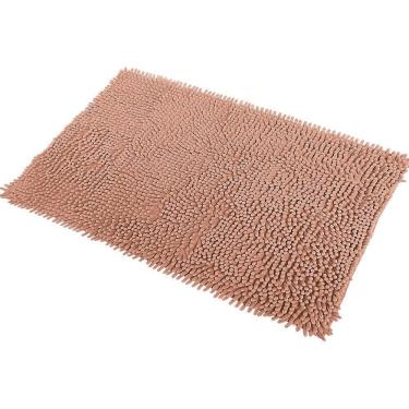 Imagem de Kit 03 Tapetes De Banheiro Microfibra Bolinha 58X38Cm Rosê