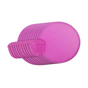 Imagem de Colaxi Ventilador Redondo Portátil 20 Cm com Saco de Armazenamento, Rose Red
