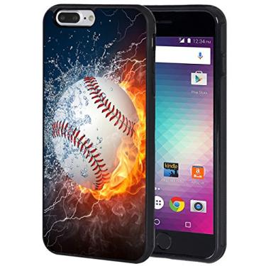 Imagem de BWOOLL Capa para iPhone 7 Plus, capa para iPhone 8 Plus, capa protetora de TPU para Apple iPhone 7 Plus/iPhone 8 Plus - 5,5 polegadas