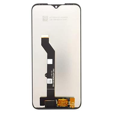 Imagem de Conjunto de digitalizador sensível ao toque para tela LCD de substituição para Motorola Moto E (2020) XT2052DL 15.7 cm preto com kit de ferramentas