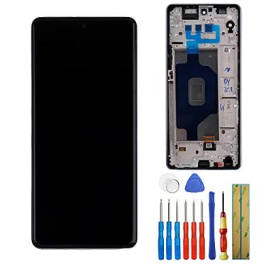 Imagem de E-yiiviil Tela LCD compatível com LG Stylo 6 LMQ730TM LM-Q730TM 17.3 cm LCD Touch Screen Display Assembly com moldura + ferramentas