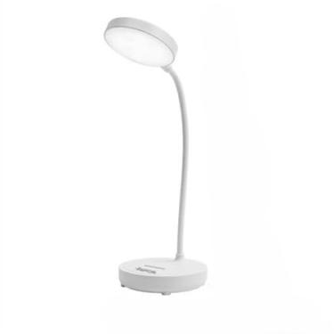 Imagem de Luminária Abajur de Mesa LED Luz Recarregável Touch Haste Flexível Lâmpada De Estudo Sem Fio TD-05