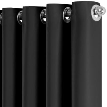 Imagem de Cortina Blackout em Tecido - De 2 até 5 metros de largura. Sala e quarto.(PRETO-2,70 X 1,70)