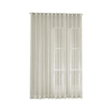 Imagem de Cortina Gaze De Uma Folha Linho Voil Flame Premium 3,00m x 2,80m Para 