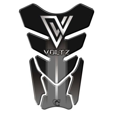 Imagem de Protetor De Tanque Adesivo Moto Voltz Preto Preto