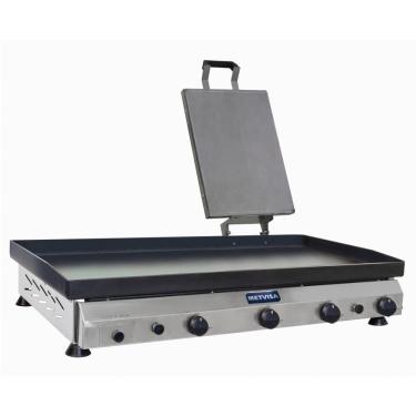 Imagem de Chapa A Gás 100cm Metvisa 4,25mm De Espessura Com Prensa Cfgpl10