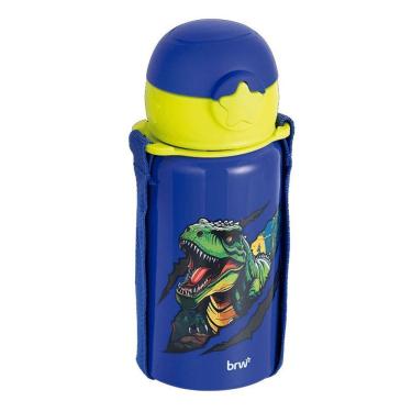 Imagem de Garrafa De água Térmica 500ml Raptors Ga0021 Com Alça Azul - Brw