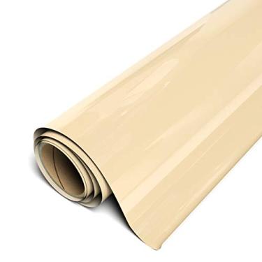 Imagem de Siser EasyWeed HTV Rolo de 30 cm x 7,6 m - Vinil de transferência de calor para ferro, Creme, 1
