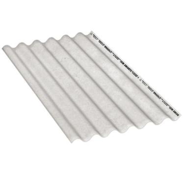 Imagem de Telha de Fibrocimento Ondulada 6 mm 2,44 x 1,10 Metros - BRASILIT