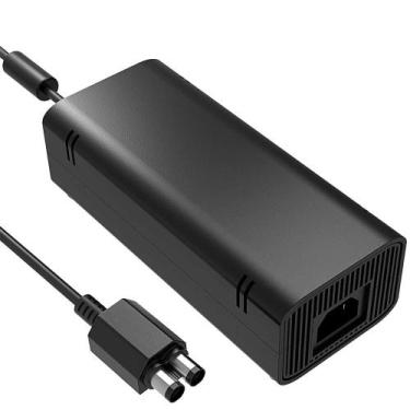 Imagem de Fonte Compativel com Microsoft Xbox 360 Slim Bivolt Com Cabo de Força 