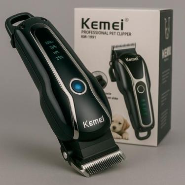 Imagem de Maquininha Kemei Pet Leve Com Kit Para Tosa - RELET