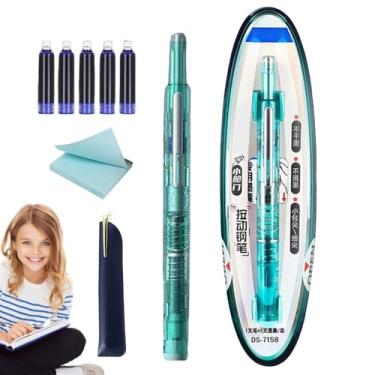 Imagem de Tinteiro Retrátil | s de Tinta Para Caligrafia | Aderência Antiderrapante Materiais Escolares para Desenho, Ferramenta de Caligrafia para Diário