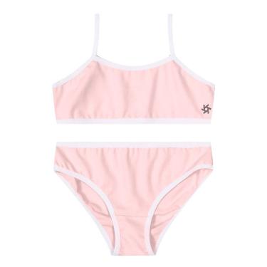 Imagem de Conjunto top e cacinha infantil menina em cotton Brandili