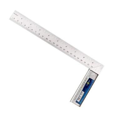 Imagem de Esquadro com Cabo de Alumínio 12 Pol. 30cm-BRASFORT-8557